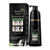 400ml 1pcs Plant Hair Dye Dyeing and Protecting One Covering White Hair Combing Black Men and Women Natural Black Dyeing Cream 1