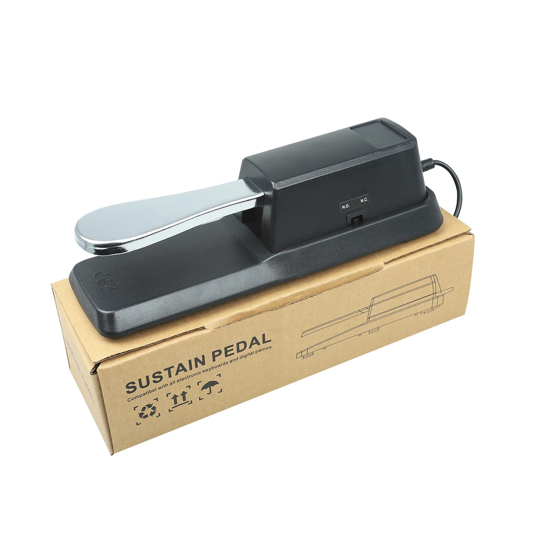 Description Picture 5 of itemSustain Damper Pedal Piano Keyboard Roland Electronic Piano Electronic Keyboard Pedal Musical Instrument Accessories & Parts