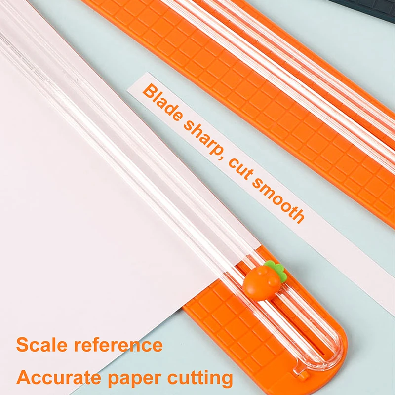 A3 Mini paper cutter radish molding student art cutter two-way cutting portable manual knife suitable for photos paper 1pc