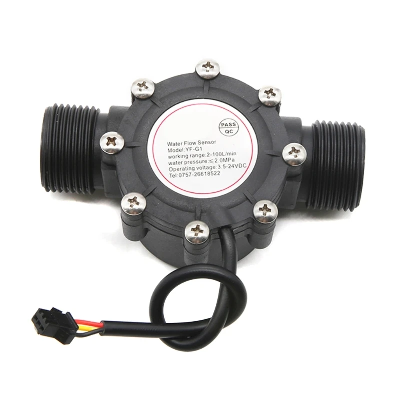 

DN25 Water Flow G1 External Threaded Water Liquid Flowmeter Drop Shipping