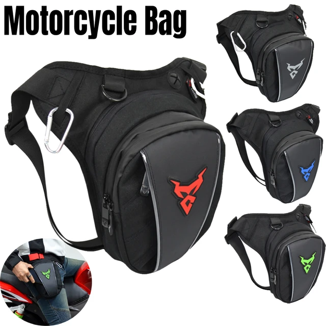 Riñonera Universal impermeable para motocicleta, bolso de cintura para  pierna, cinturón para muslo, riñonera para teléfono, accesorios para moto -  AliExpress