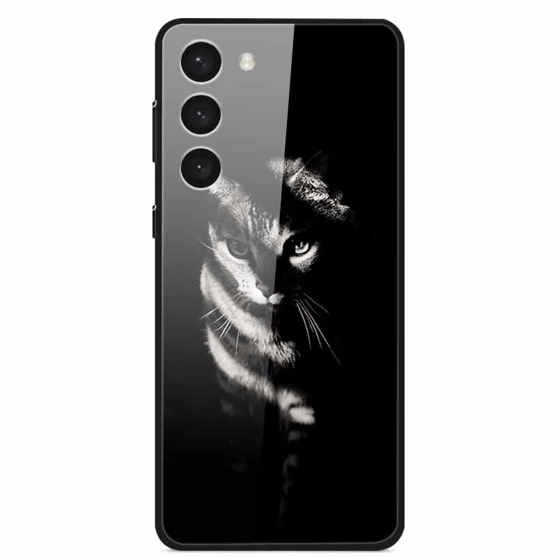 Premium Tempered Glass Case with Space-Themed Design and Enhanced Bumpers