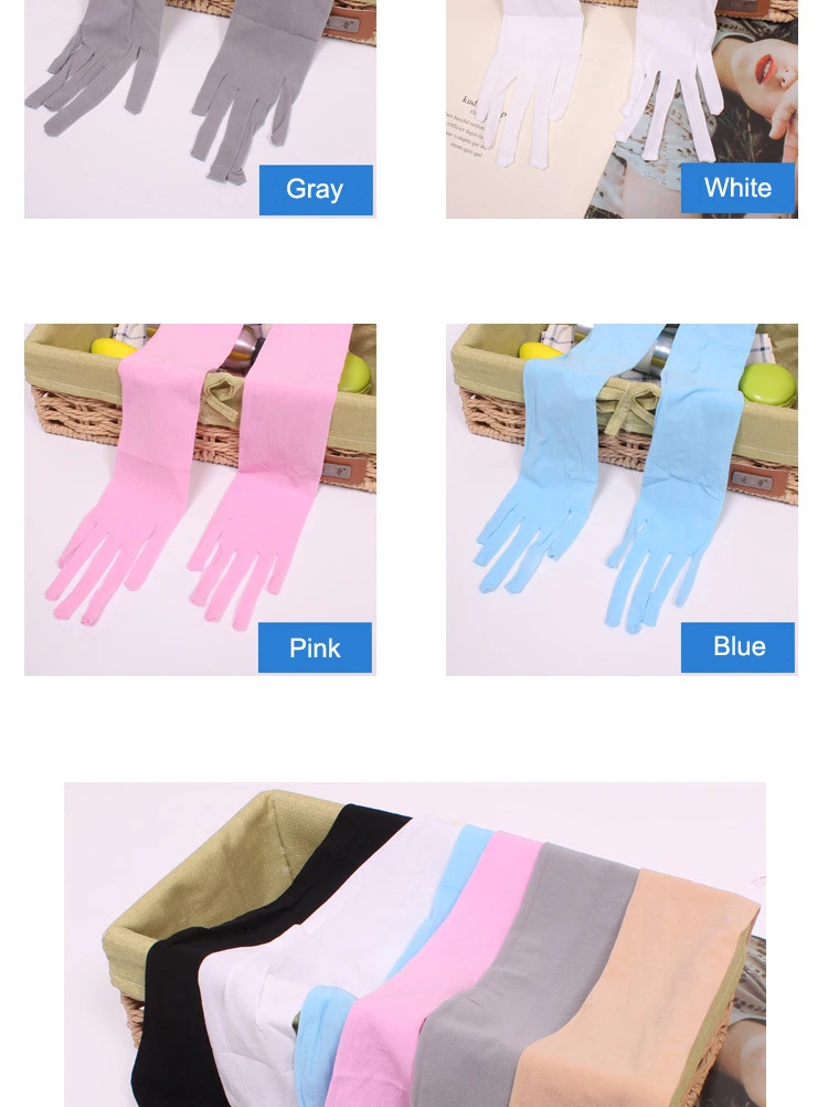 Sexy Spitze Dünne Glatte Sheer Nahtlose Lange Handschuhe Frauen Atmungsaktiv Hohe Elastizität Strümpfe Fäustlinge Sommer Sonnenschutz T248 – Detail 6