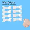 50/100PCS Breath Nasal Strips 3 supports Stop Snoring Right Aid Nose Patch Good Sleeping Patch Product Breath Random Pattern 1