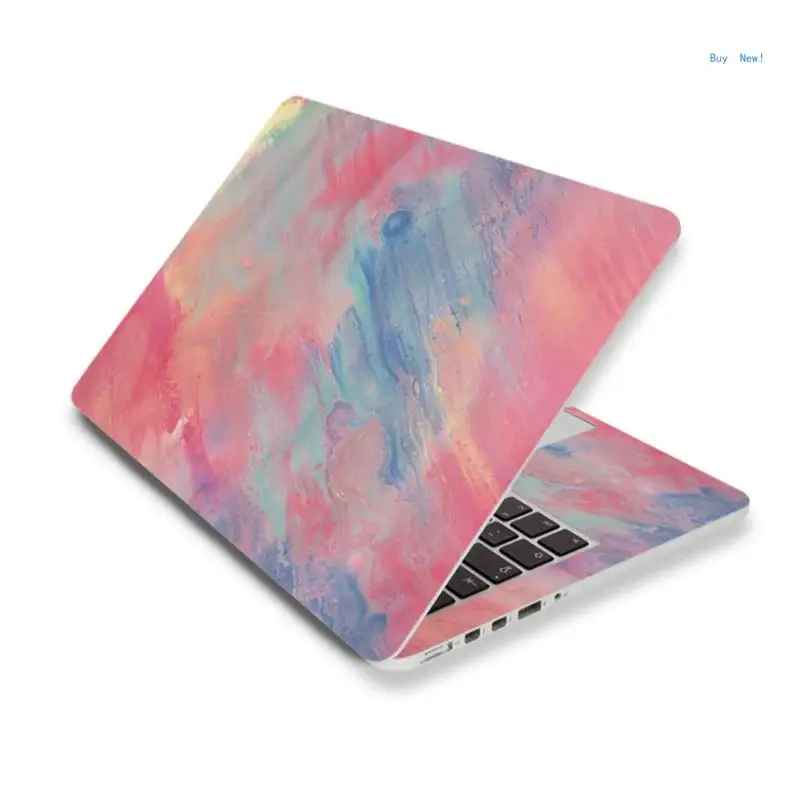 Laptop Stickers Decal 15 inches Netebook Skin Reusable Protector Cover for Case