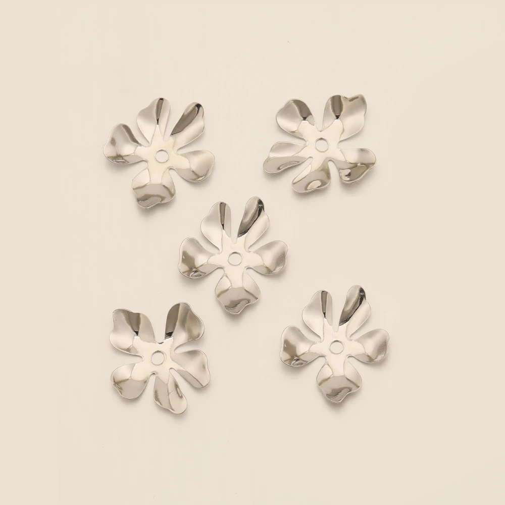 Cordial Design 200Pcs 19*22MM Jewelry Findings & Components/Flower Shape/Copper Metal/Hand Made/DIY Brass Jewelry Accessories - cordial