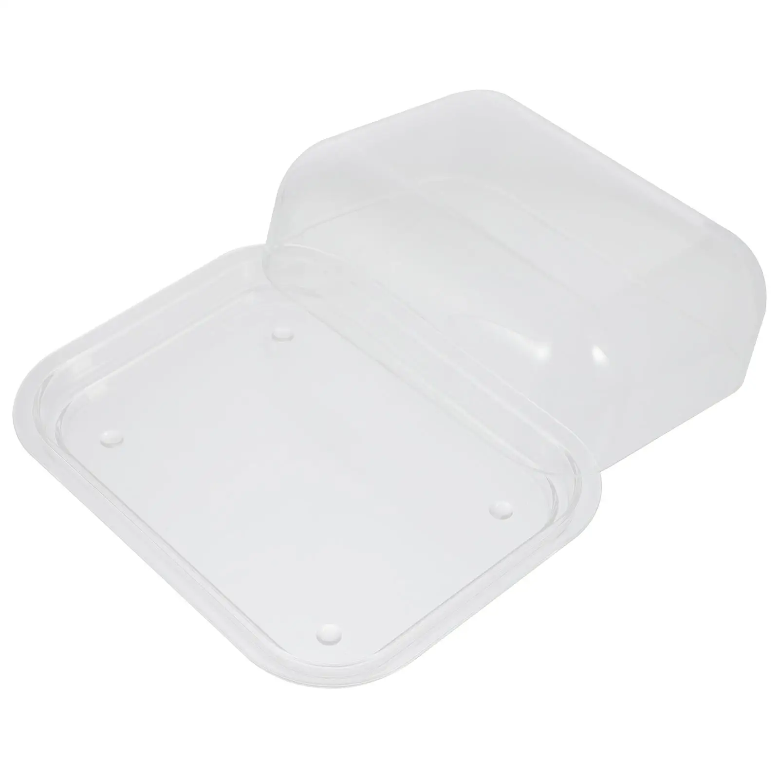 Butter Box Holder Dessert Server Food Containers Home Tableware Acrylic Restaurant Serving Utensils