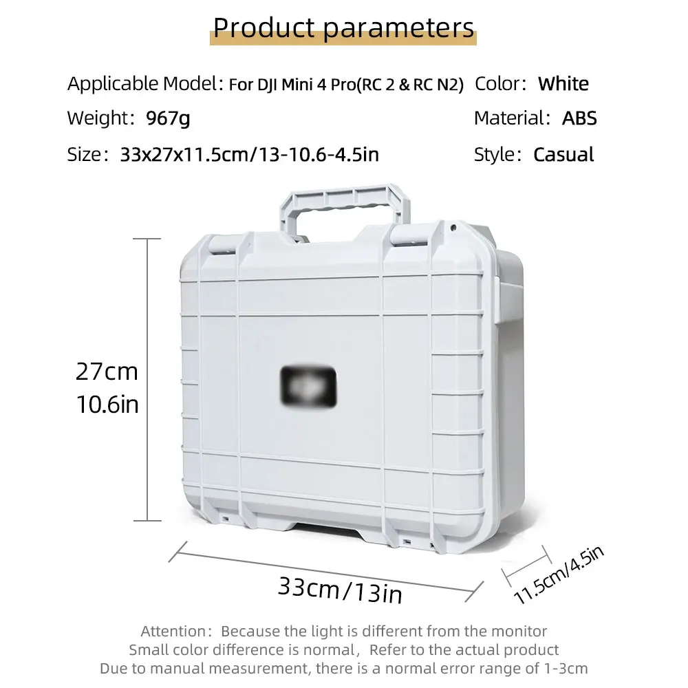 Storage Case DJ Mini 4 Pro Explosion-proof Box Portable Bag Shoulder Strap Shockproof Box Drone Accessories