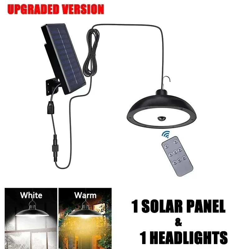 مصباح معلق بالطاقة الشمسية في الهواء الطلق مقاوم ل...