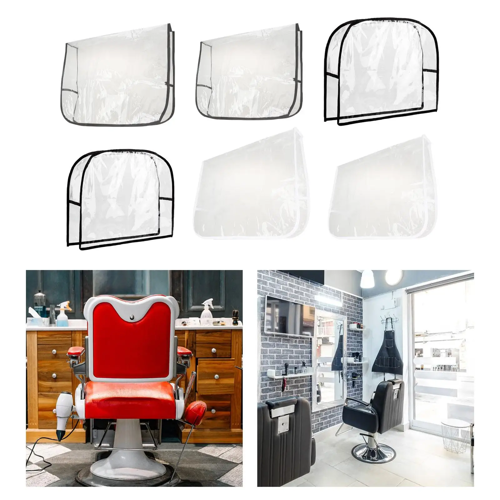 Chair Back Cover Styling Chair for Beauty Center Barbershop Hairdressing