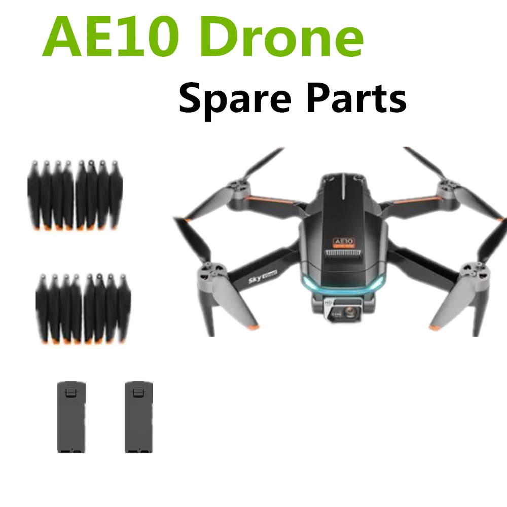 

AE10 Drone Spare Battery 7.4V 2500Mah Battery Flight 25 Minut AE10 pro Quadcopter Propeller Maple Leaf For AE10 Drone Battery