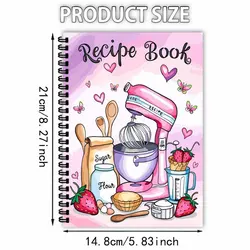 Recipe Logbook: Empty Cookbook Planner for Meal Prep and Baking Beginners (1 book)