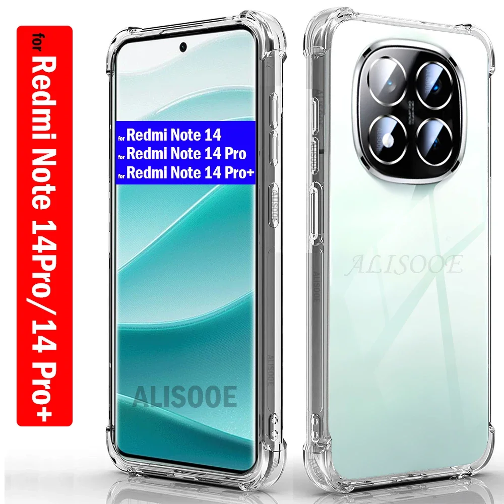 Cover Force Case Feel per Xiaomi 13T e 13T Pro riciclabile, anti-caduta 2 metri - trasparente