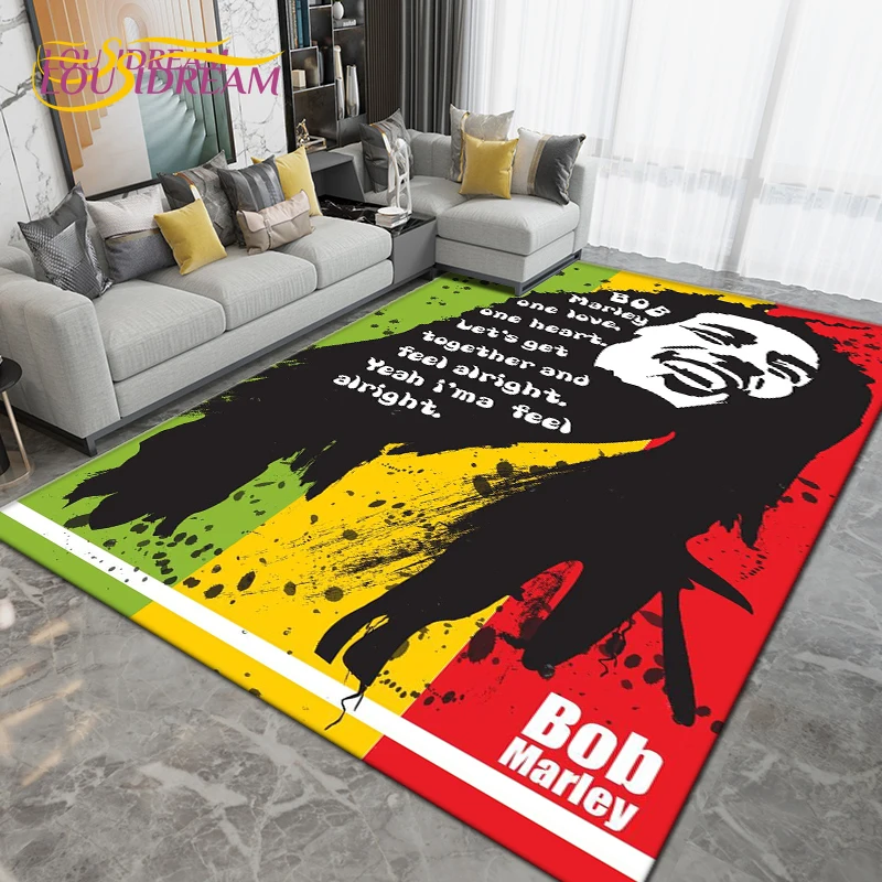 Alfombra-de-estilo-jamaiquino-con-m-sica-Reggae-Bob-Marley-alfombra-de ...