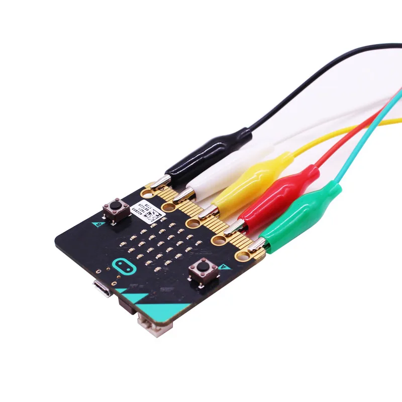 10pcs/lot Microbit Alligator Clips with Wire Electrical Test Leads Test Jumper Wire Alligator Crocodile Clips