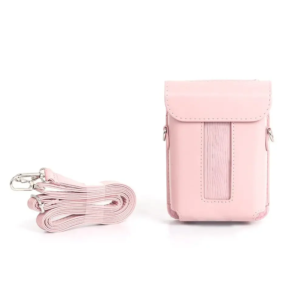 PU Leather Camera Bag Printer Carrying Case Retro Shockproof Storage Bag Dustproof Anti Drop for Fujifilm Instax Mini Link 3