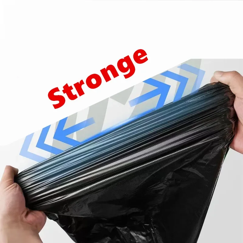 20pcs Black home Large Lawn Leaf Drawstring Trash Bags Big Multipurpose Garbage bags cleaning storage 25/30 gallon trash bags disposable trash bags garbage bags