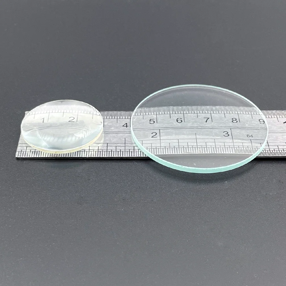이중 볼록 렌즈 그룹, 평면 볼록 FL 300mm 유리 렌즈, DIY 망원경 렌즈 그룹, 1 개, 30mm, 초점 거리 50mm 및 1 개 50mm
