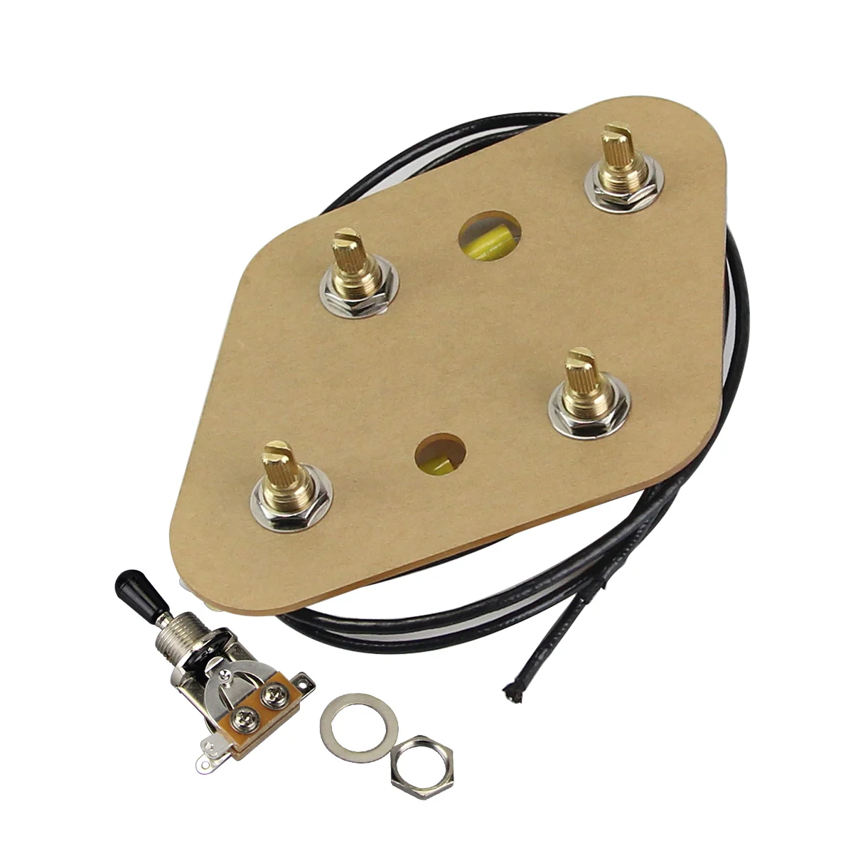 Sgw Control Plate Coperchio Cavità Posteriore Con Vano Batteria Per Gibson Les Paul - Nuovo, Colore Nero, Marca SGW Coperchio Cavità Gibson Les Paul