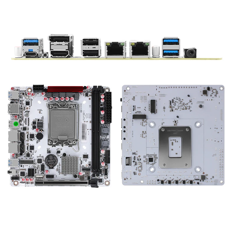 Q670 Plus NAS Motherboard Intel vPro 12/13/14th Gen LGA1700 CPU 8-Bay 3*NVMe 2*SFF-8643 1*PCIE5.0x16 2*DDR5 2*2.5G LAN Mainboard 3