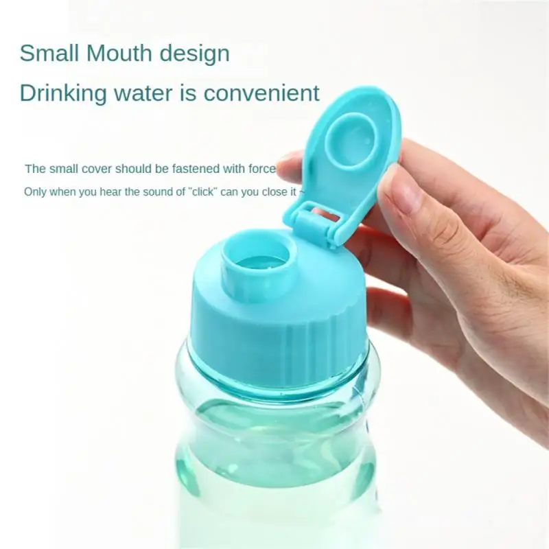 Sports water bottle Transparent Water bottle Portable Sport cup For drinking Kitchen tools 550ML Water bottle For school Gym travel Girl boy