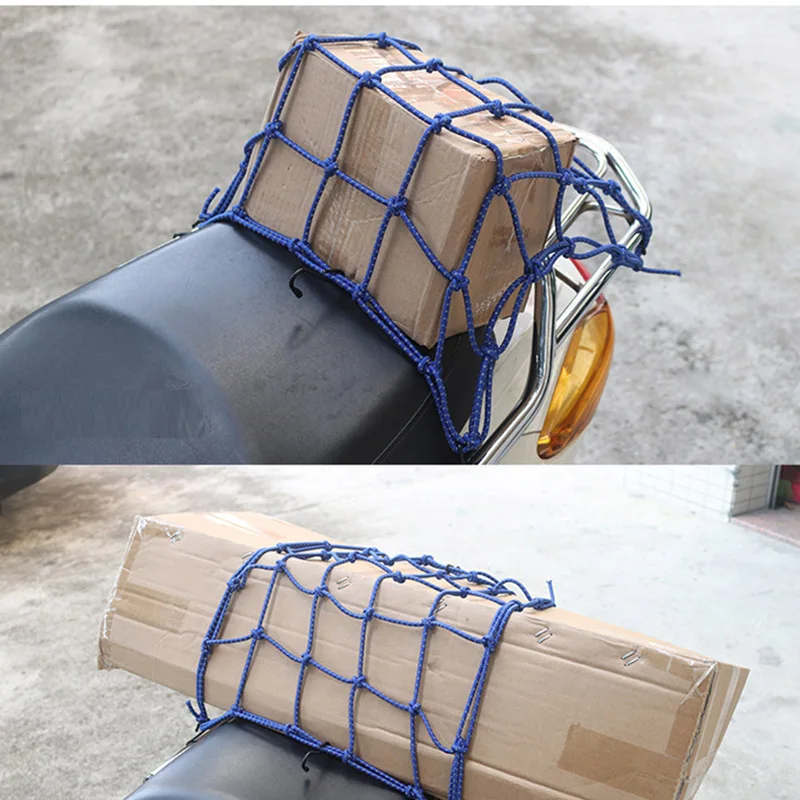 1 Pcs Motorcycle Luggage Net motorcycle cargo net motorcycle luggage net Helmet Mesh Fuel Tank Storage Rubber Band Luggage Compaction Storage Cargo Sorting Net