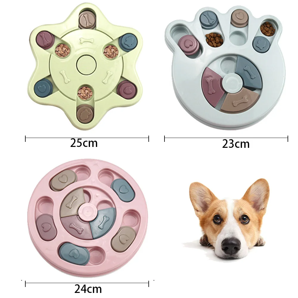 Dog Puzzle Toy Interactive Dog Food Puzzle Slow Feeder Treat