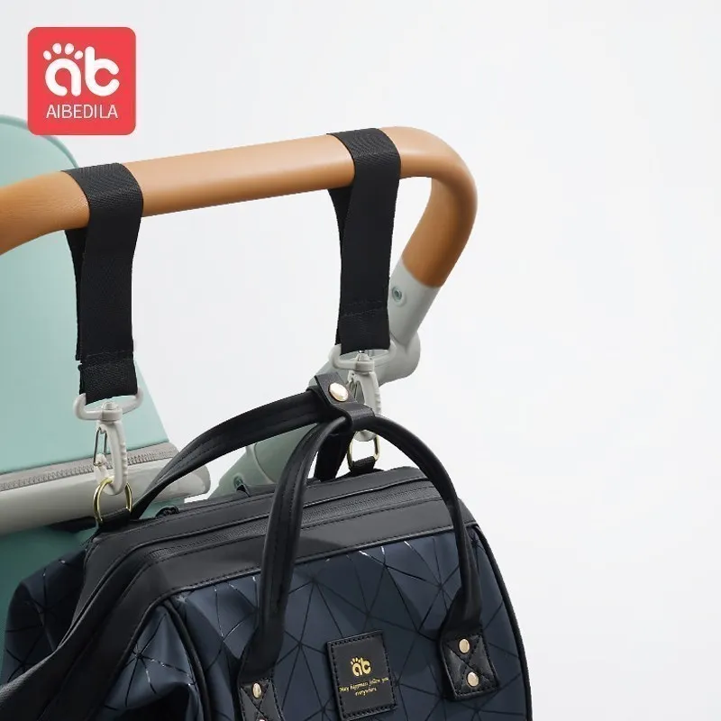 AIBEDILA Mommy Bag Fashionable and High Quality Waterproof Large Capacity Supplies Supplies for Pregnant Women Babies Backpacks 6