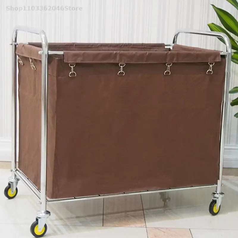 Hotel Hotel Rooms Stainless Steel Room Cloth Straw Car Cleaning Car Cleaning Cloth Bag Passenger Service Trolley