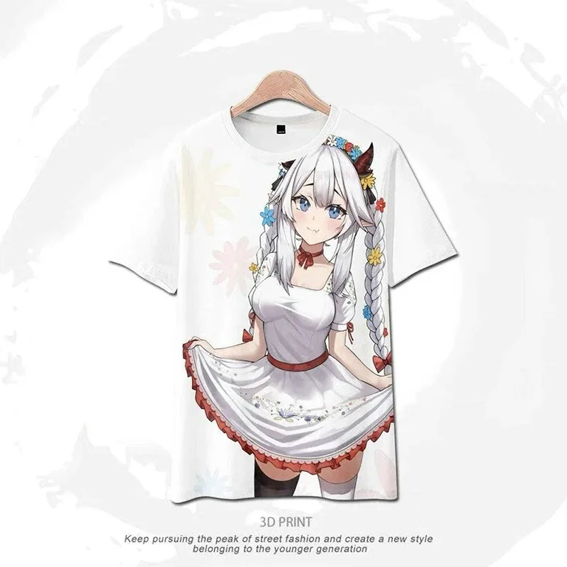 3d футболки Vtuber veibae с японским аниме