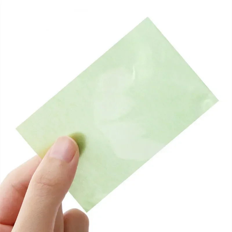 100pcs Green Tea Oil Control Blotting Papers for Oily Skin - Wholesale Pack