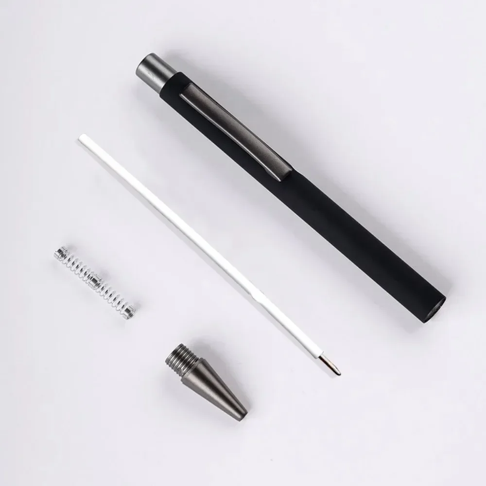 50pcs multifunction pen Metal Ballpoint Pen Advertising Pen Rubber Texture Custom Logo Text Engraving Laser Engraving Customizable Name Logo