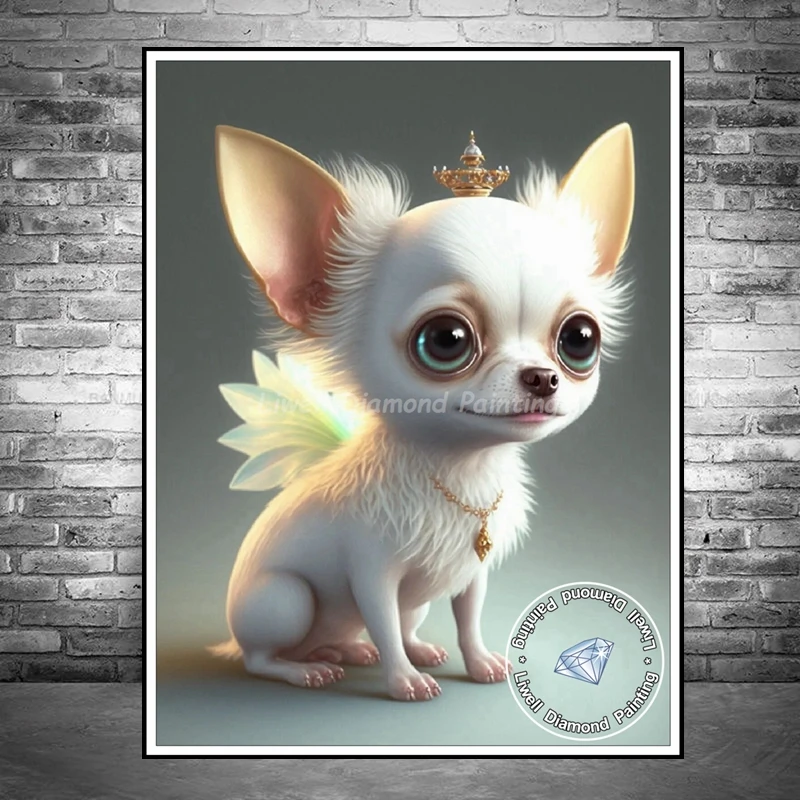 Diy 5D Diamond Art Watercolor Dog Diamond Art Animals Diamond