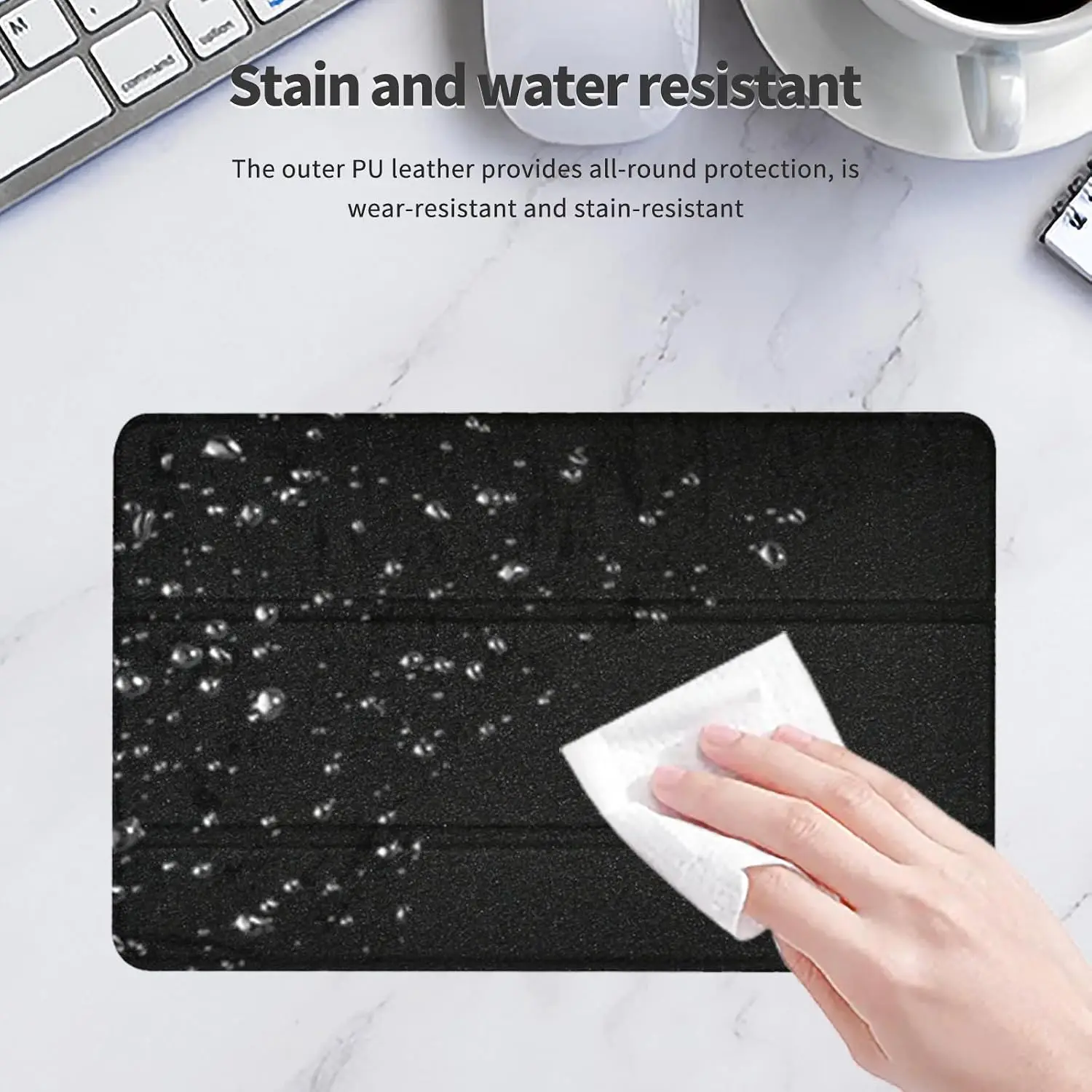 Slim Trifold Stand Cover with Matte TPU Back