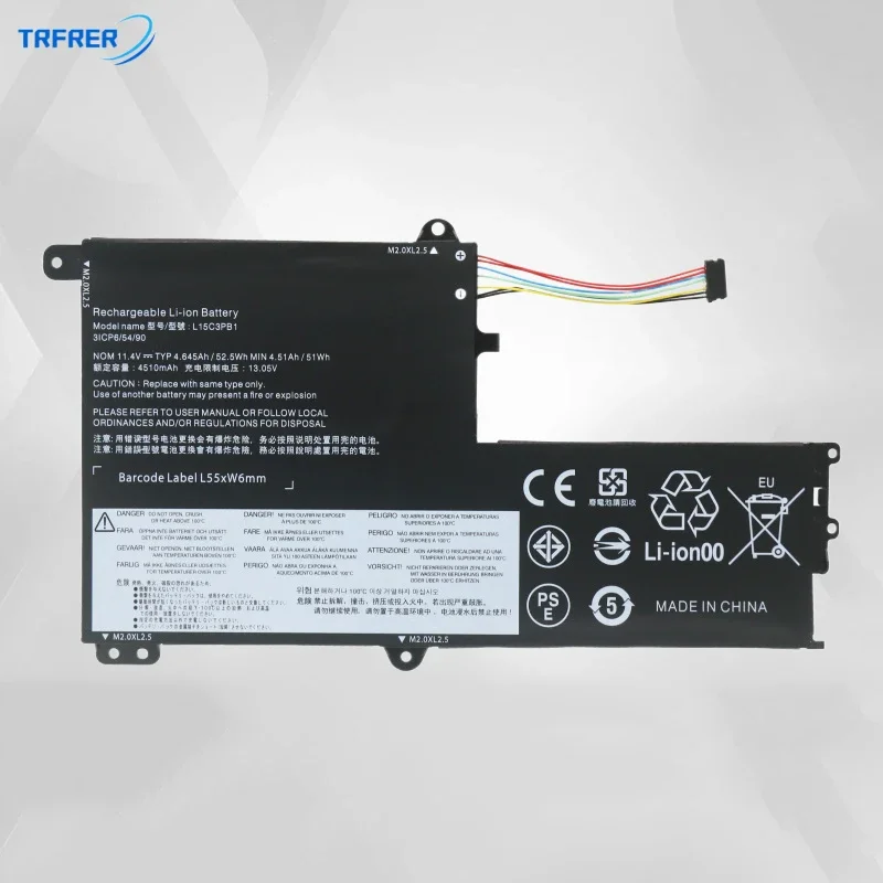 

Аккумулятор L15C3PB1 для ноутбука Lenovo IdeaPad, 11,4 в, Вт/ч, l15m3pb0 330s-14ikk 330s-15ikb 330s-15arr L15L3PB1 L15L3PB1
