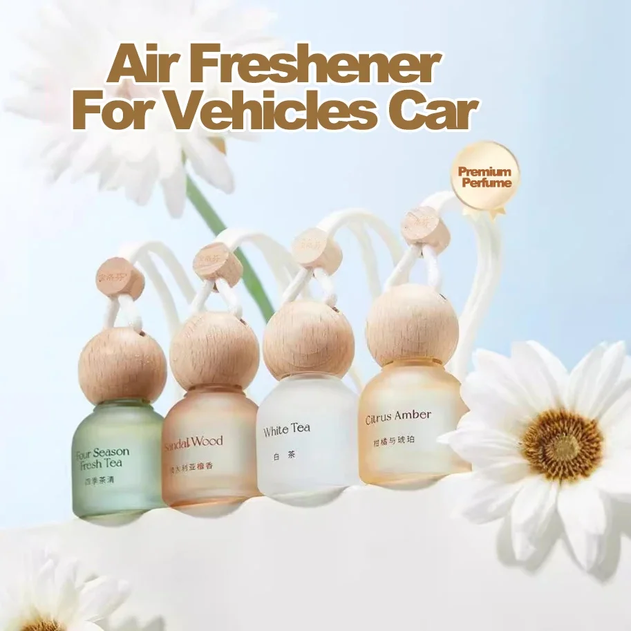Beech Wood Car Air Freshener Hanging Ornament Vent Diffuser