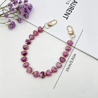 Ins Wind Dyeing Love Phone Chain Versatile Anti Loss Phone Hanging Rope High Beauty Bag Key Fashion Phone Pendant Universal Hang 3