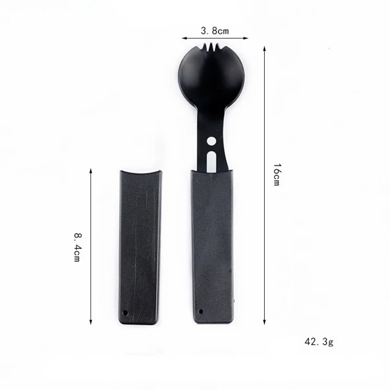 Camping Tableware Outdoor Stainless Steel Knife Fork Spoon Portable Multi-function Picnic Cutlery Outdoor Camping Equipment camping cutlery portable tableware portable cutlery