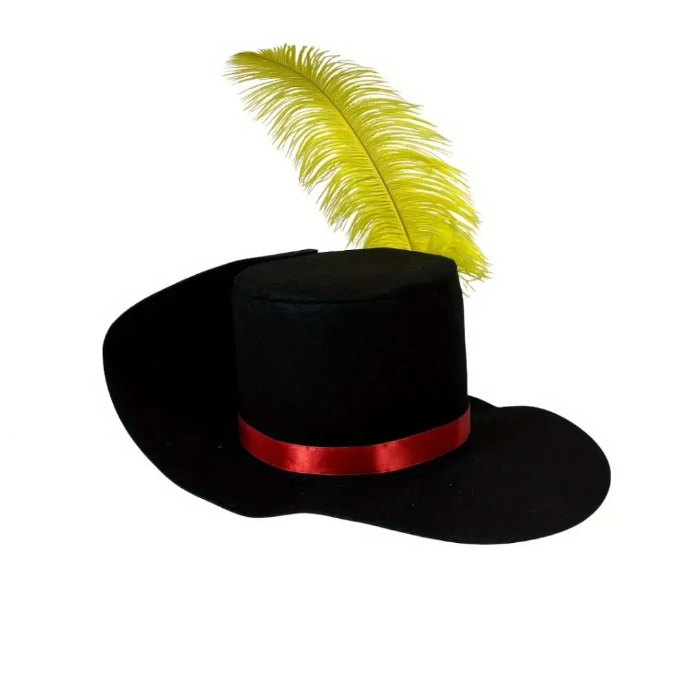 Dress Up Snowman Costume Hat Vintage Design Snowman Decoration Magician Hat Role Play Festival Themed Cosplay Felt Cap