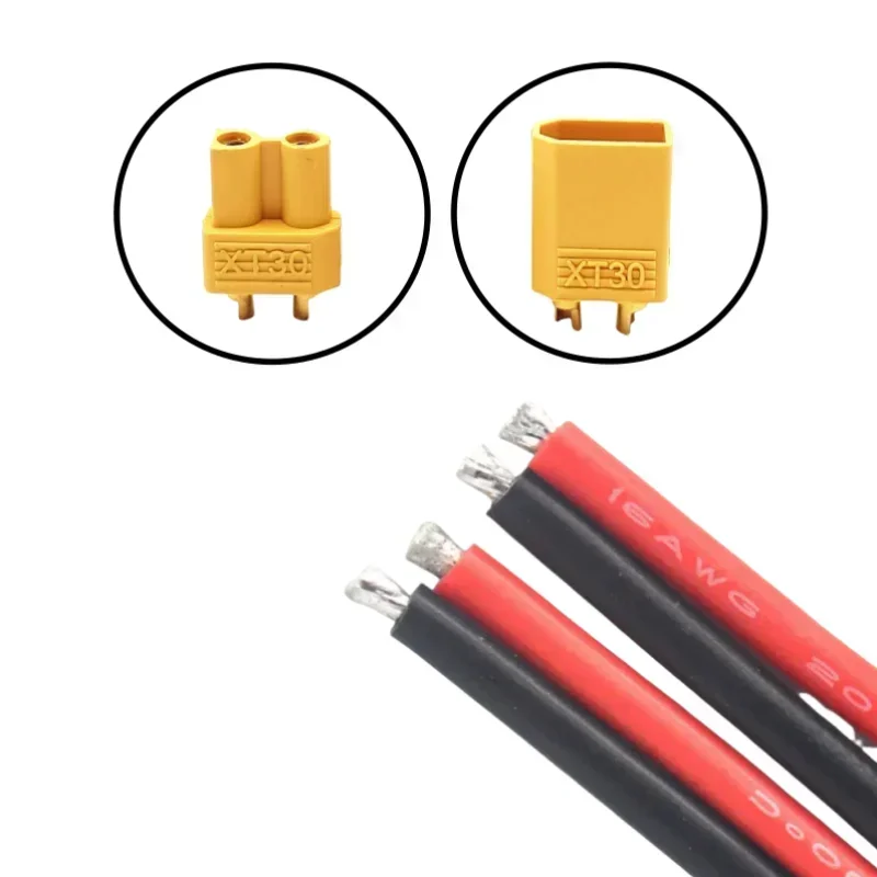 Connecteurs XT30 Mâle/Femelle Lot 1-10 Pièces pour Drone FPV