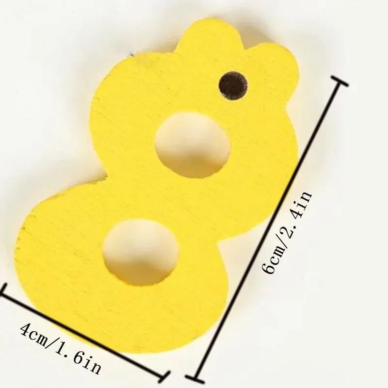 1 Set X Mas Gift Set 10 Number Wooden Early Educational Sticky Toys 4 X6CM Learning Cute DIY Number Decor for Kids Baby