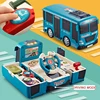 Children's Steering Wheel Bus Baby Puzzle Driving Steering Wheel Baby Toy Boy Transforming Bus Toy Multifunctional Bus 1