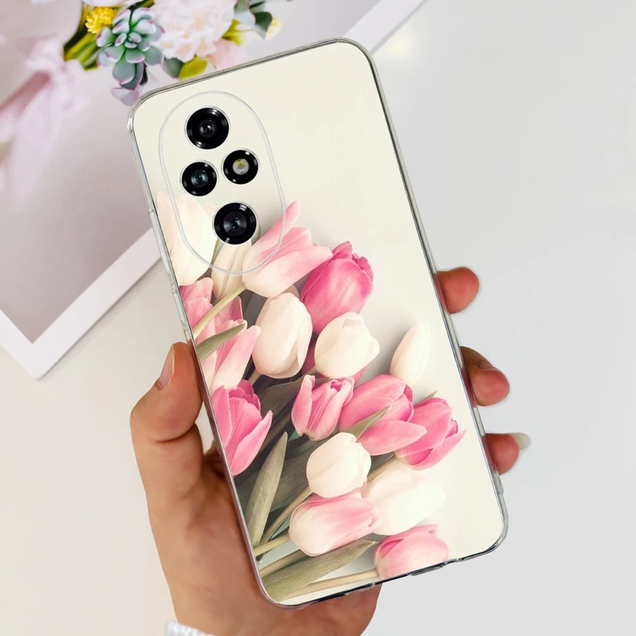 Cute Cat & Butterfly Painted Soft Silicone Phone Case -