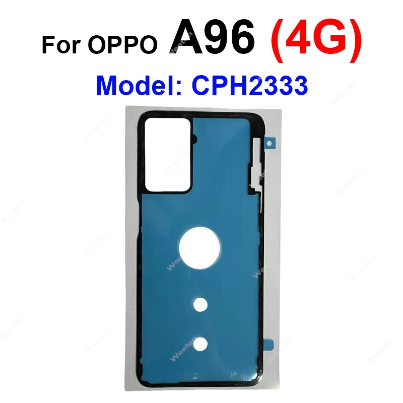 후면 배터리 하우징 커버 스티커, 후면 배터리 하우징 접착 스티커 부품, OPPO Ace2 A36 A56s A76 A77 A96 4G 5G 2022