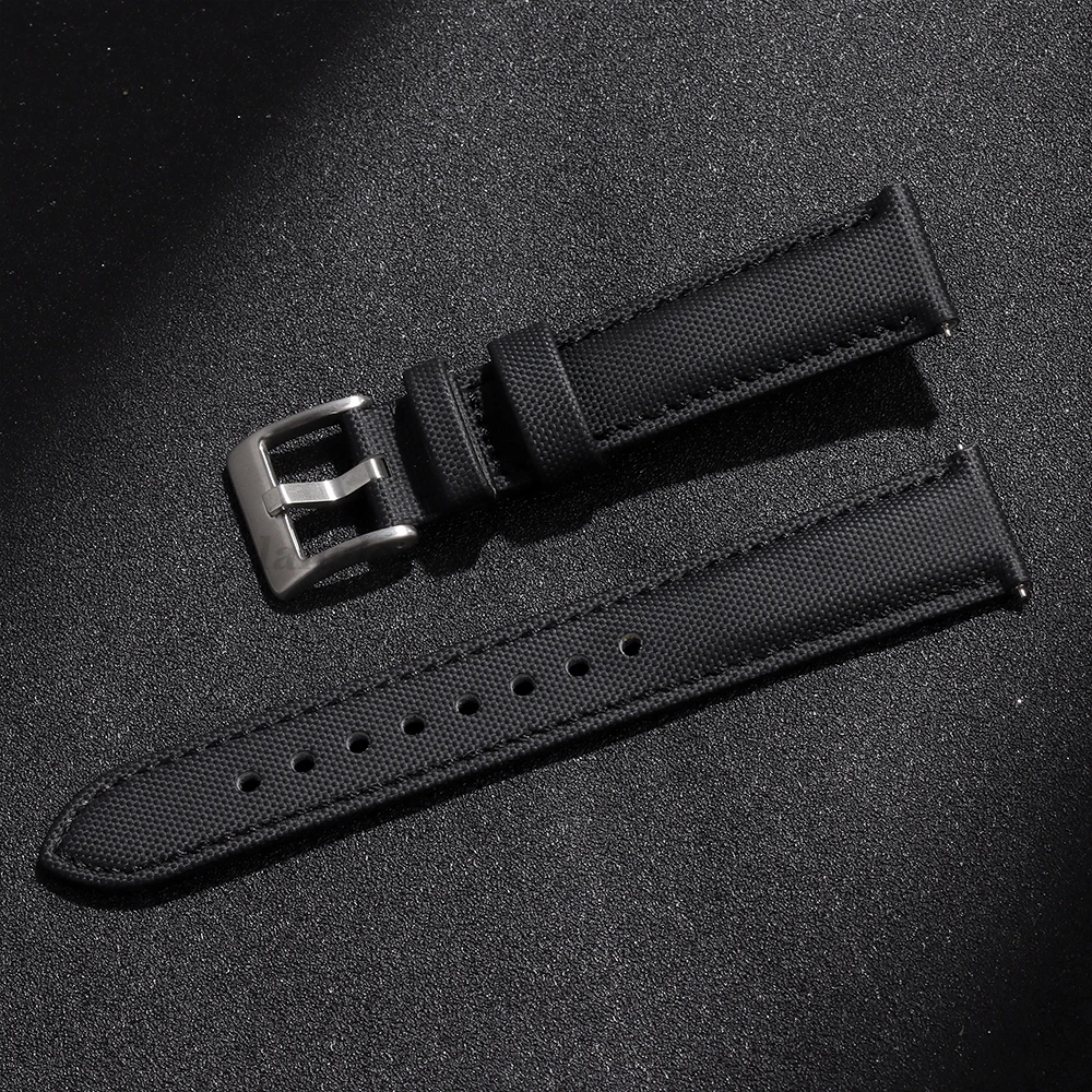 20mm 22mm Segeltuchbänder für Omega für Blancpain für Seiko Divers Uhren Herren Damen Nylon Schnellverschluss Wasserdichte Uhrenarmbänder – Detail 3