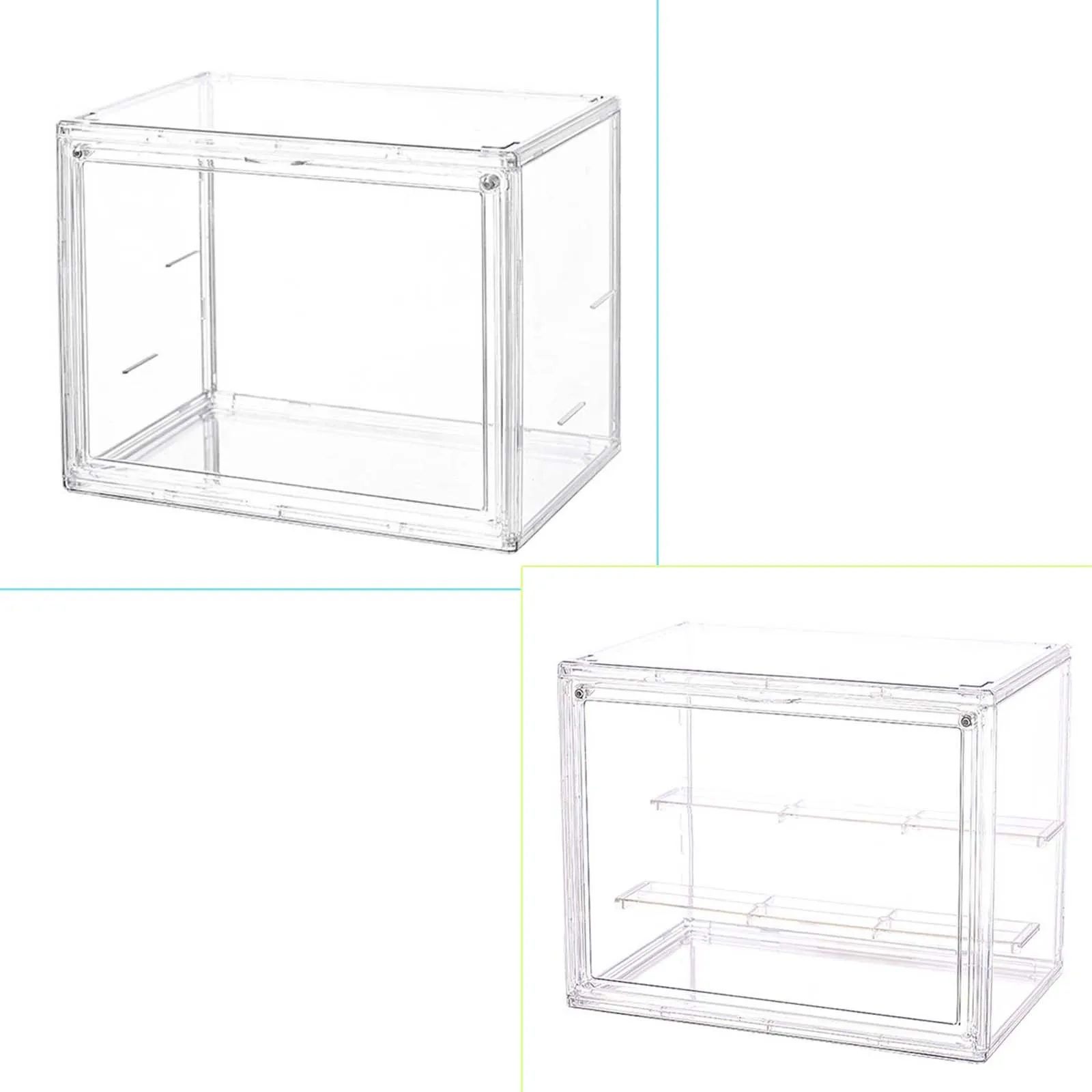 Blind-box Storage Display Stand Figure Shelf Transparent Display Cabinet Acrylic Mart Doll Display Box organizador cocina cuisin 2