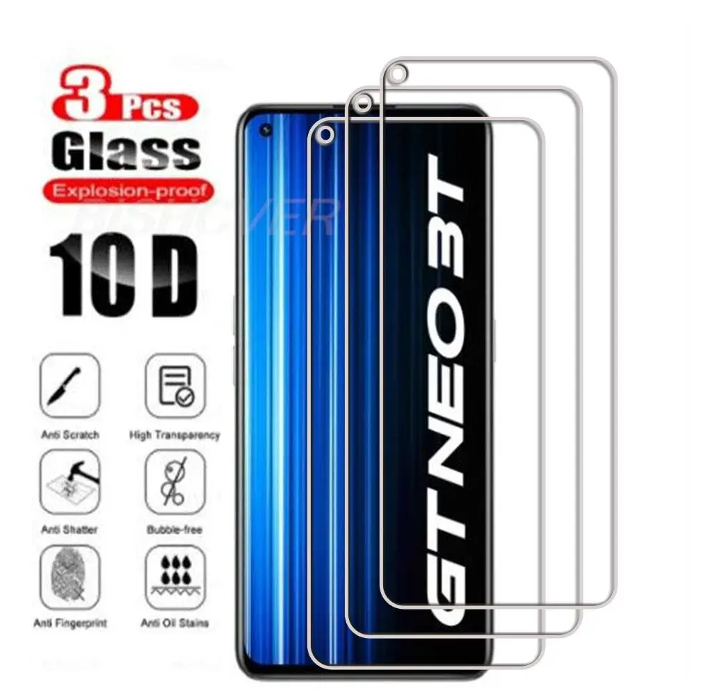 

9H HD Original Protection Tempered Glass For Realme GT Neo 3T 6.62" 2022 RMX3371 RMX3372 Screen Protective Protector Cover Film