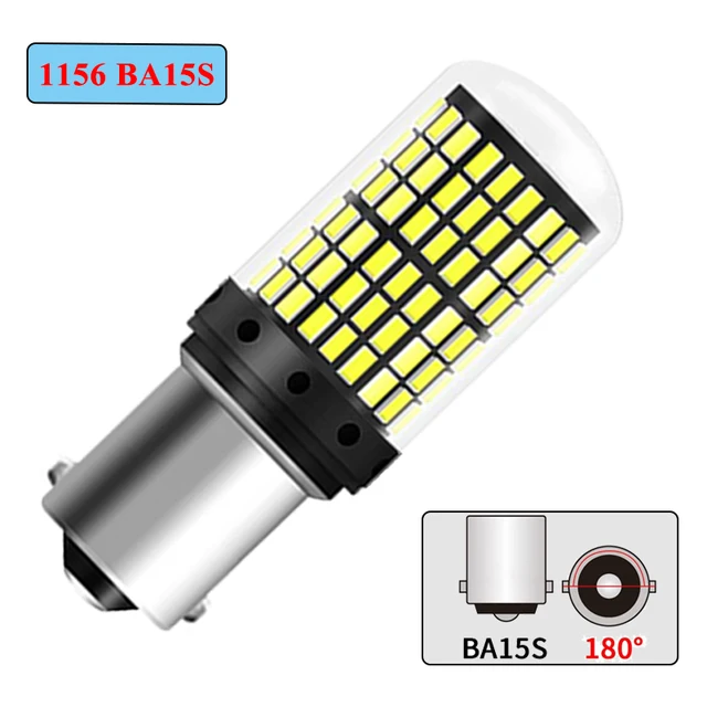 Lampadine LED 1156 P21W - 2 Pezzi, 850LM, Bianco 6000K, Con Decoder Canbus Per Auto - Foto 8