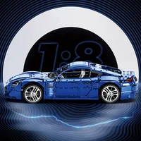 IN STOCK 11010 MOC Technical 1:8 Sports Car GranTurismo Building Blocks Bricks Model Assembling Toys for Boys Christmas Gift Set 2