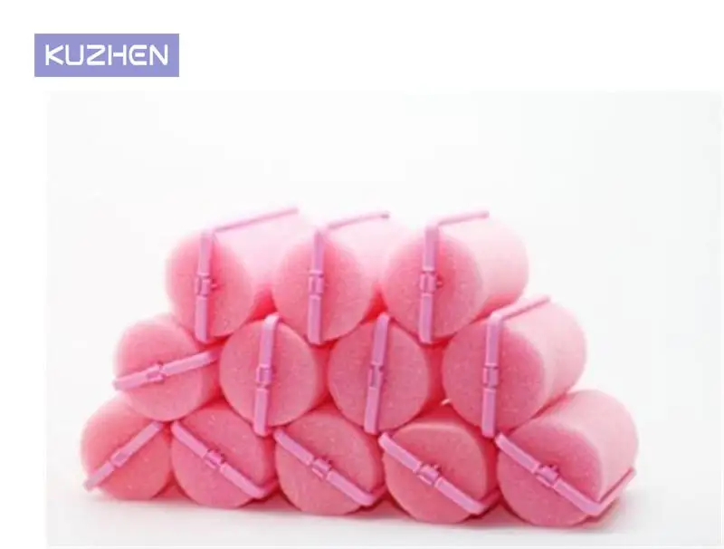 12 X Hair Curler Magic Sponge Foam Cushion Hair Styling Rollers Curler Twist Tool Hot Sale Roller Sponge Curlin